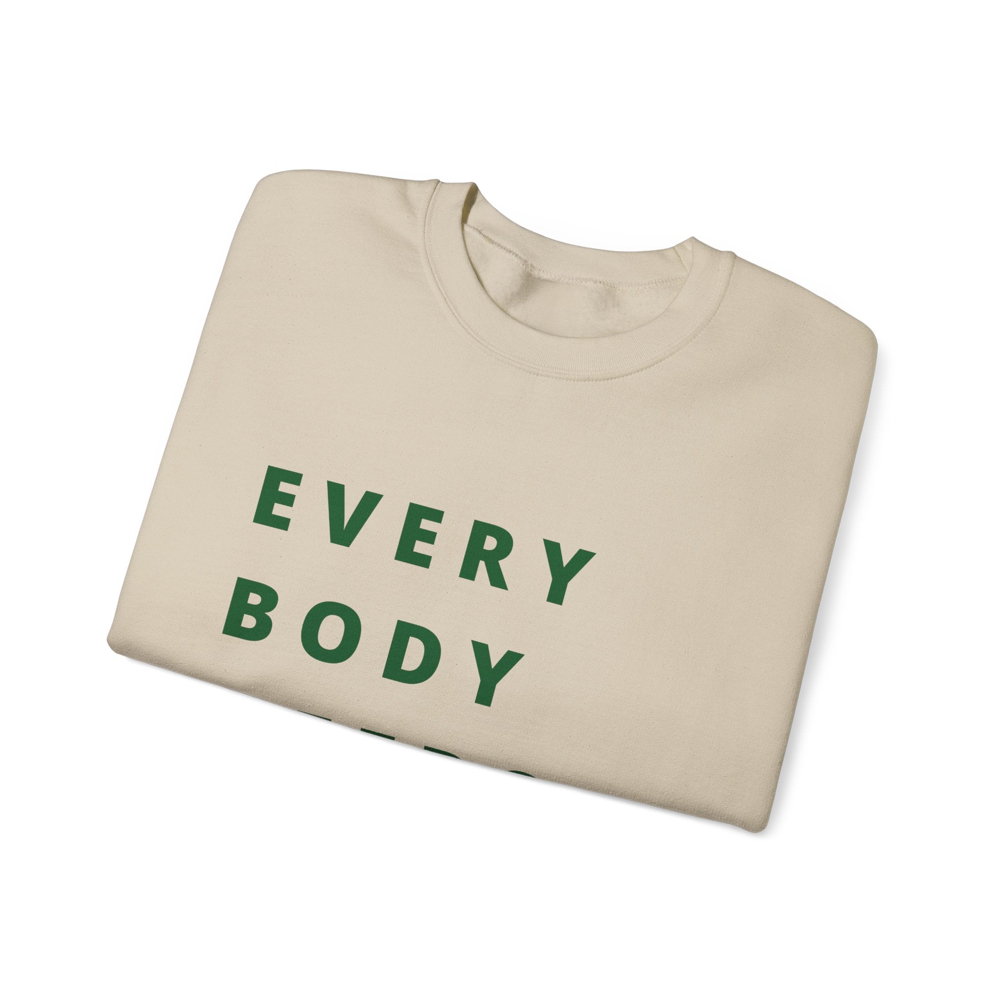 Every Body Needs a Hug Bestie Crew sweatshirt | Crewneck, Positive Message