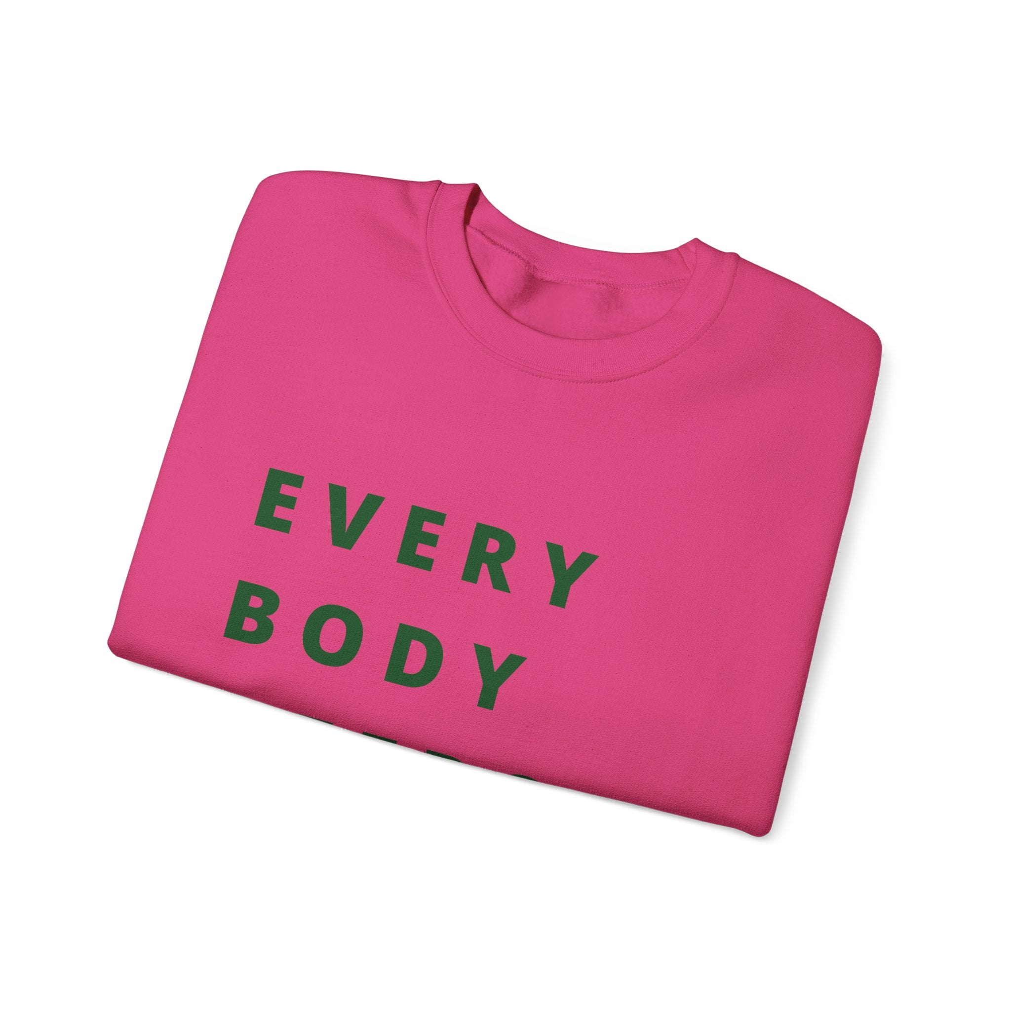 Every Body Needs a Hug Bestie Crew sweatshirt | Crewneck, Positive Message