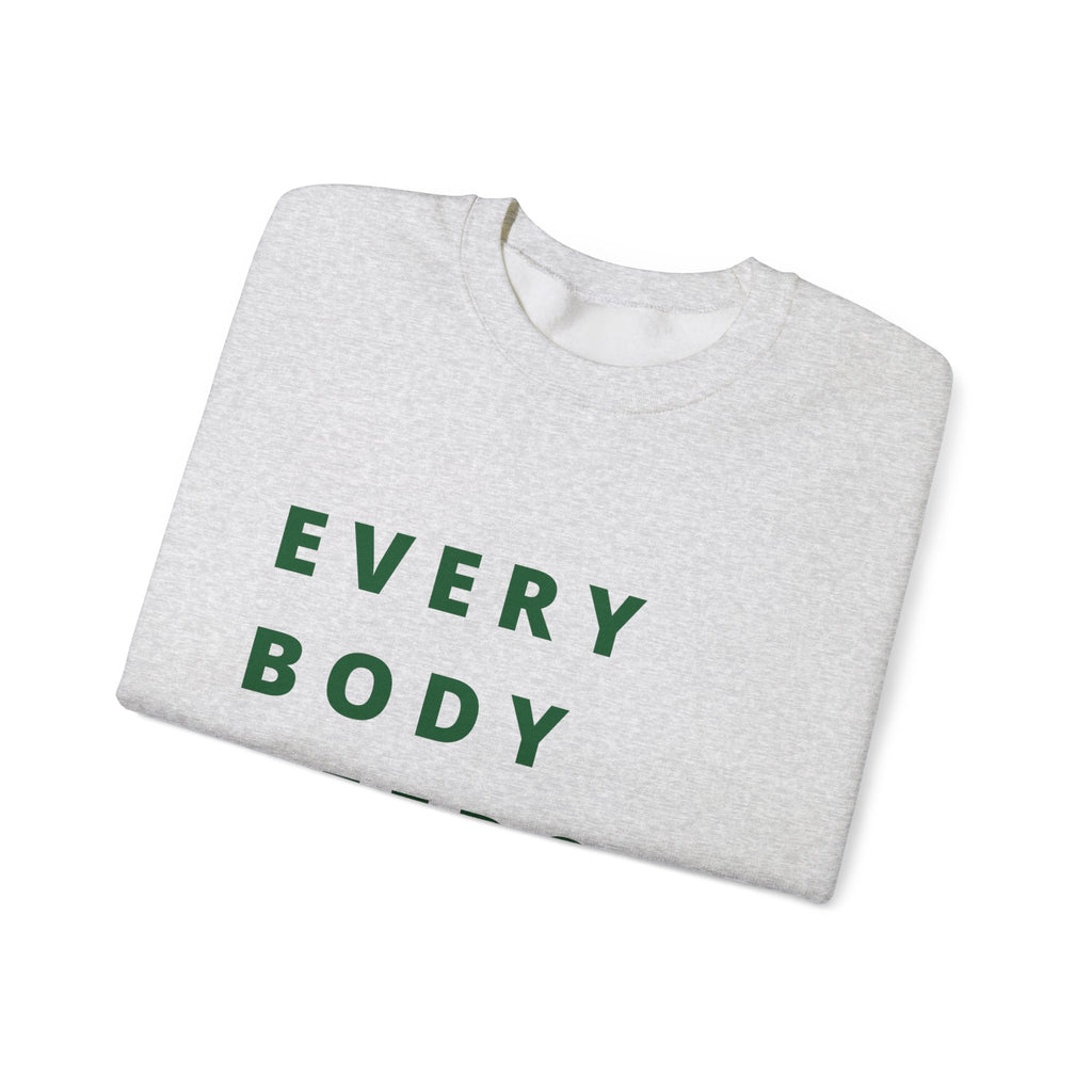 Every Body Needs a Hug Bestie Crew sweatshirt | Crewneck, Positive Message