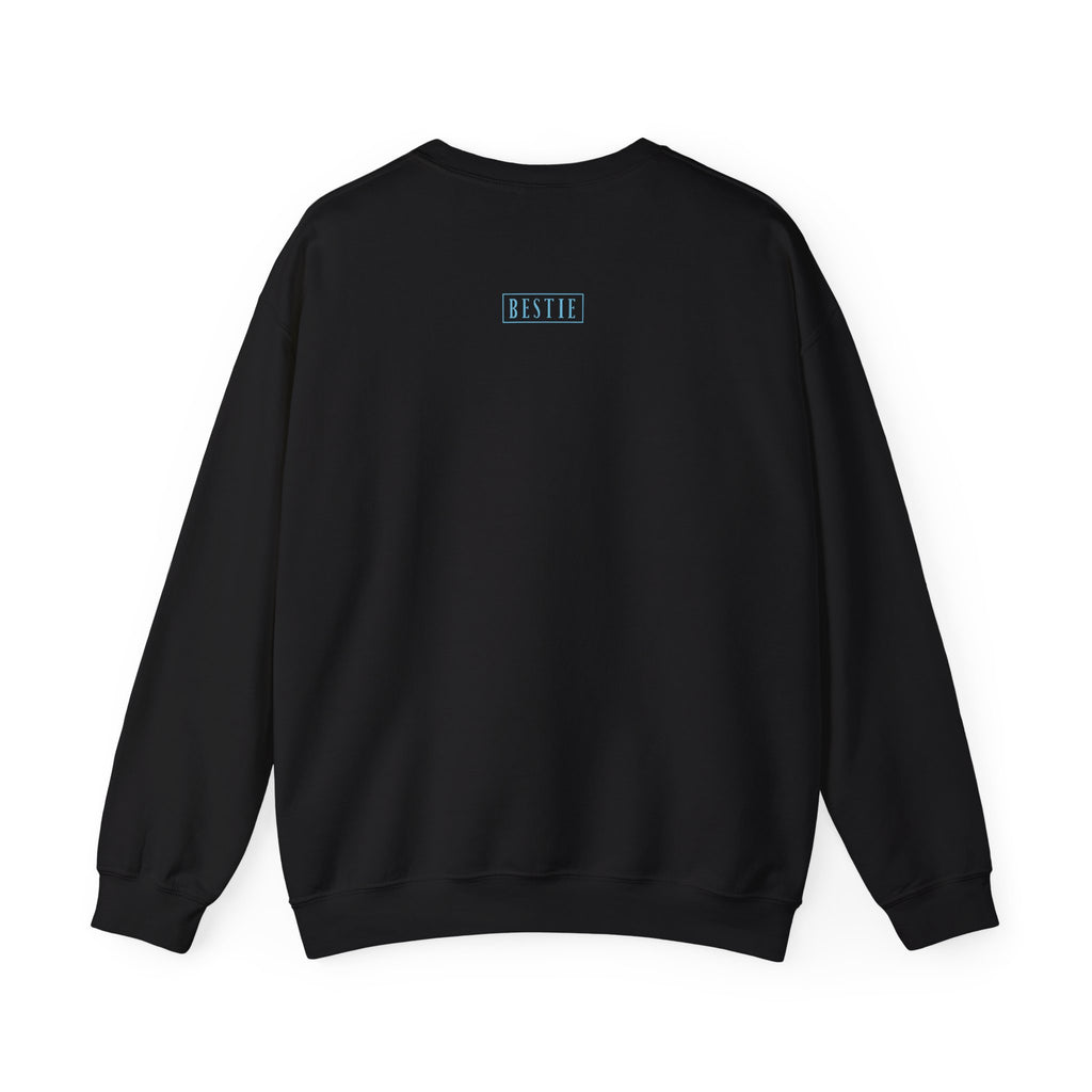 Every Body Needs a Hug Bestie Crew sweatshirt | blue text Crewneck, Positive Message