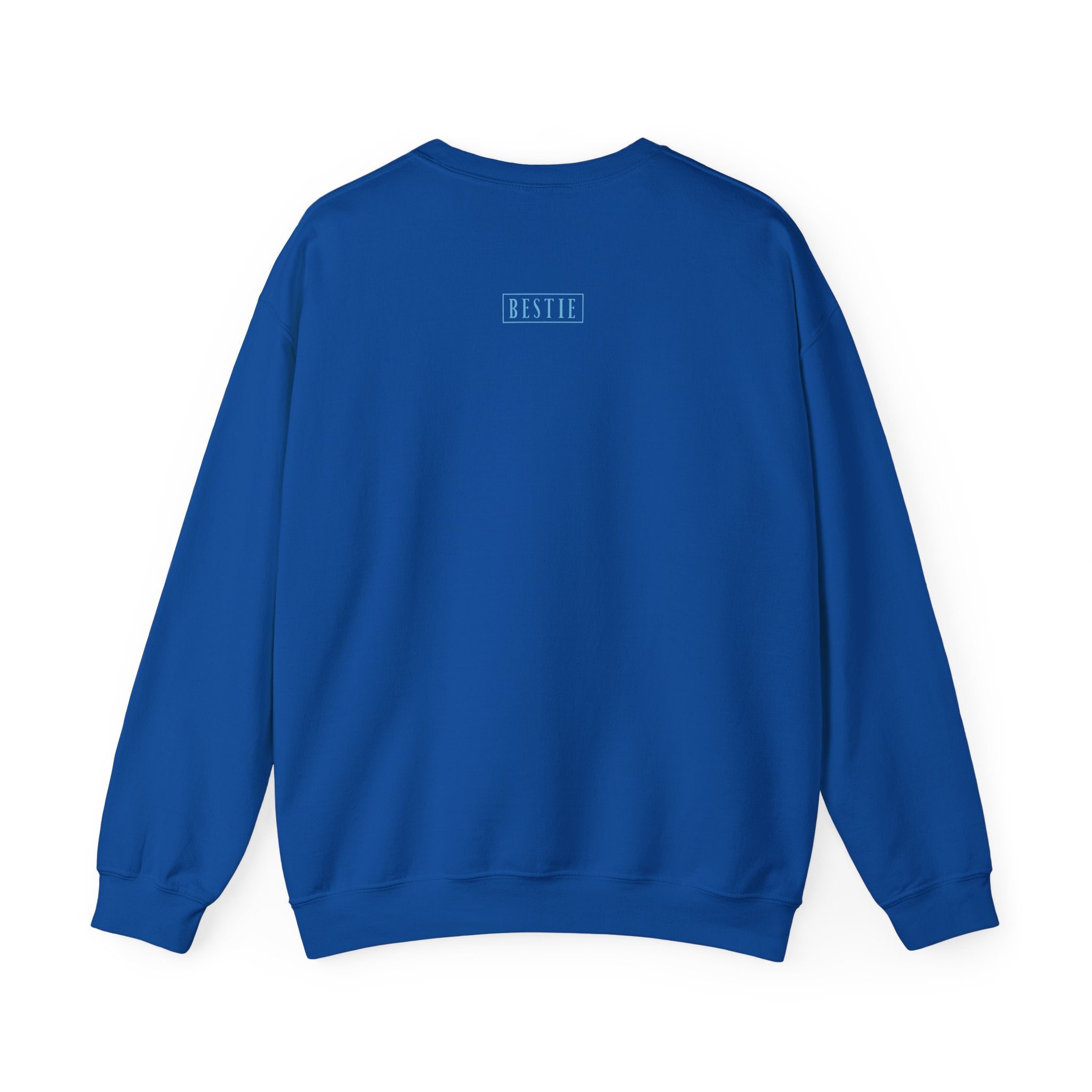 Every Body Needs a Hug Bestie Crew sweatshirt | blue text Crewneck, Positive Message
